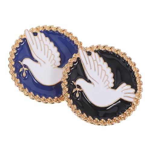 Broches Peace émail fin fixez vos écharpes et décorez vos manteaux sans abîmer le tissu