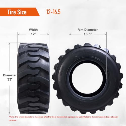 Halberd 12-16.5 Skid Steer Tires