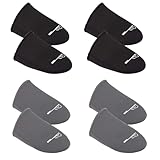 PAMASE Thickened 3mm Toe Neoprene Warmers - 4 Pairs Foot Warmers for Men Women Keep Feet Warm, Reusable Winter Warming Socks Covers for Cycling Skiing Snowboard Hunting Outdoor Sports, S