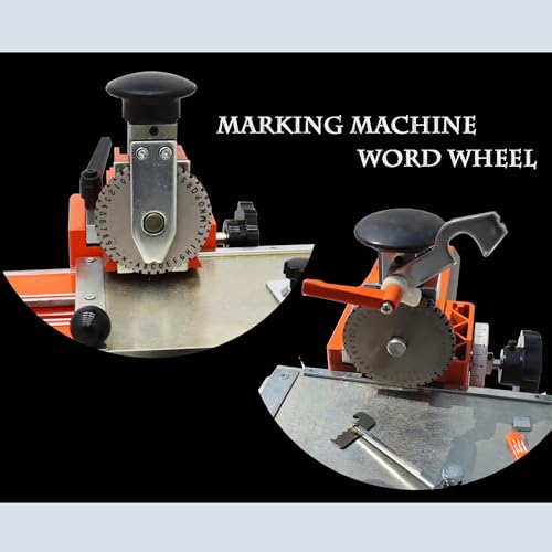 HQHAOTWU 6MM Character Wheel for Semi-Automatic Sheet Embosser