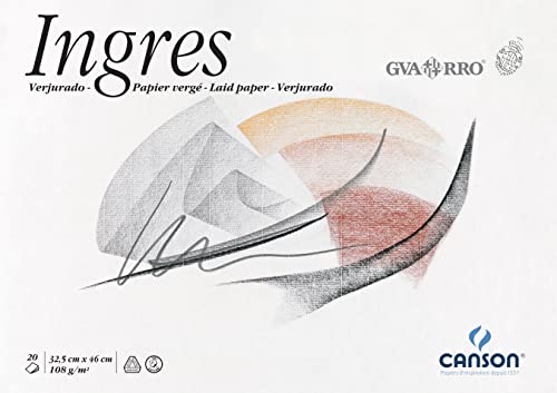 Bloc Dibujo Ingres 325X460 -De 20 Hojas De 108 Gramos