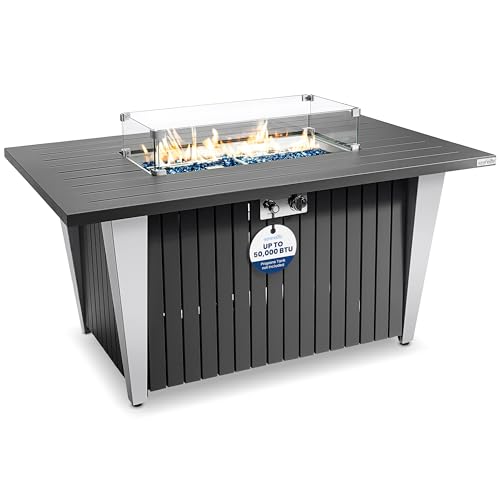 Outdoor Propane Fire Pit Table CSA/ETL Certified 50,000 BTU Pulse