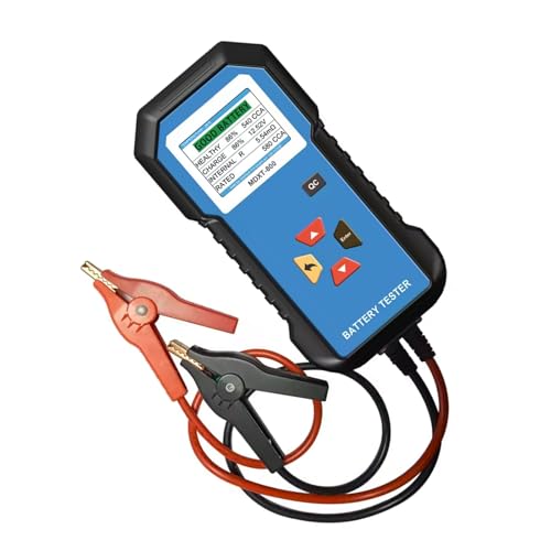 Probador de batería de coche y moto portátil COOLHOOD de 12V 24V para litio