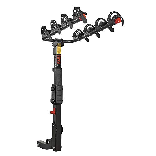Image of Allen Sports Premier Hitch Mounted 4-Bike Carrier, Model S545, Black