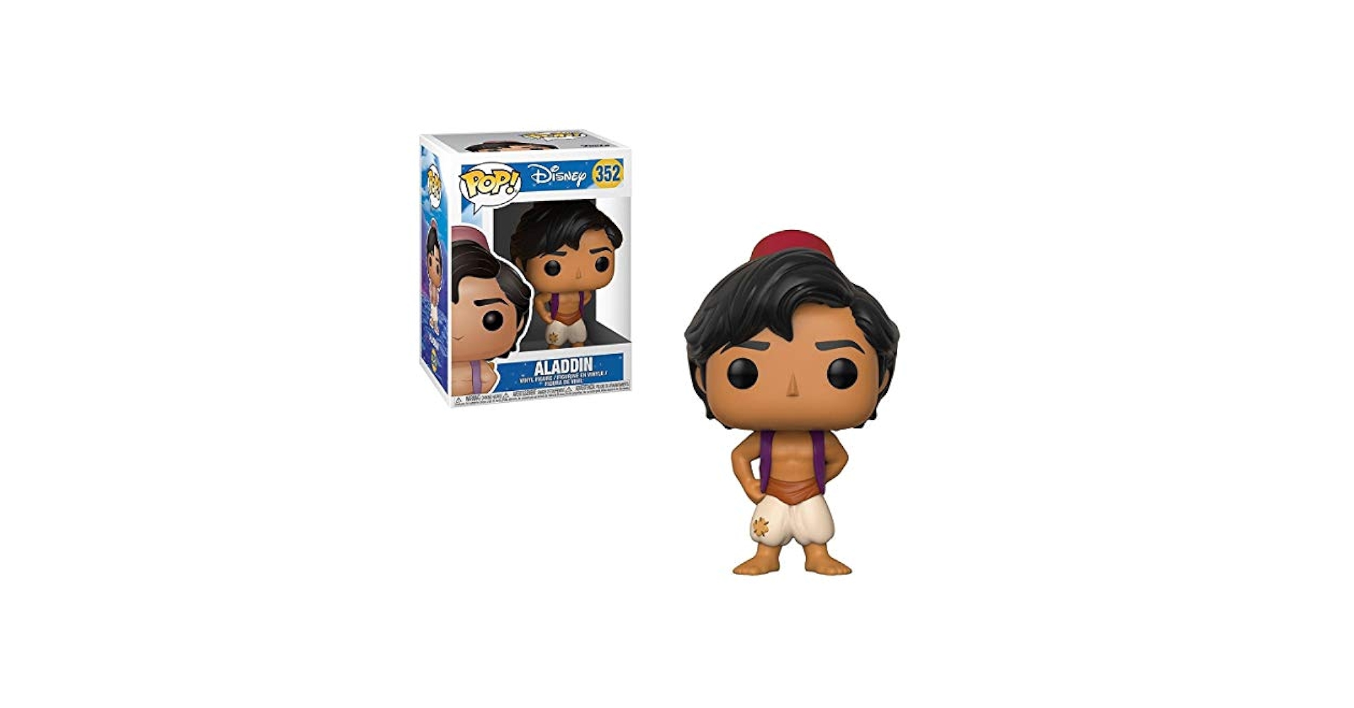 Amazon.com: Funko Pop! Disney: Aladdin Aladdin Collectible