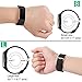 Wepro Band Compatible with Fitbit Charge 4 Bands for Women Men, Compatible with Fitbit Charge 3 Bands, Waterproof Breathable Holes Sport Strap for Charge 4/Charge 3/Charge 3 SE, Small, Black