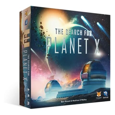 Renegade Game Studios The Search for Planet X, 1-4 Players, Ages 13+, 60-75 minutes, Take on the role of astronomers, Deduction Game Cover