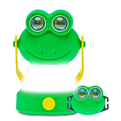 Out of doors Gear – ARCEE Headlamp & Tenting Lantern for Youngsters, Light-weight Moveable Tent Lamp for Youngsters, Lanterns for Emergency, Hurricane, Energy Outage, Nightlight for Youngsters’ Room (Frog Set)
