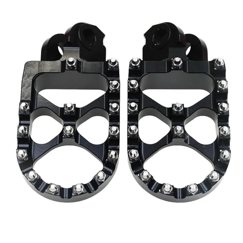 Motorrad Fußrasten Für KTM 790 Adventure/R 2019 2020 2021 2022-2023,Motorradpedale Fußrasten Seitenständer Aluminiumlegierung Vorderfußplatte Fußstütze Pedal,Black