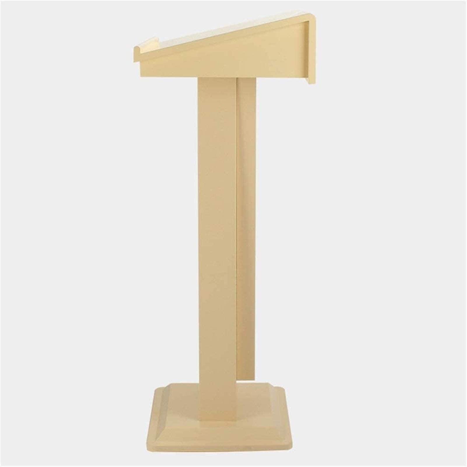 Soporte de podio ajustable de madera maciza para profesores y hoteles – Atril elegante y duradero con piezas de maquinaria incluidas para presentaciones, conferencias y eventos