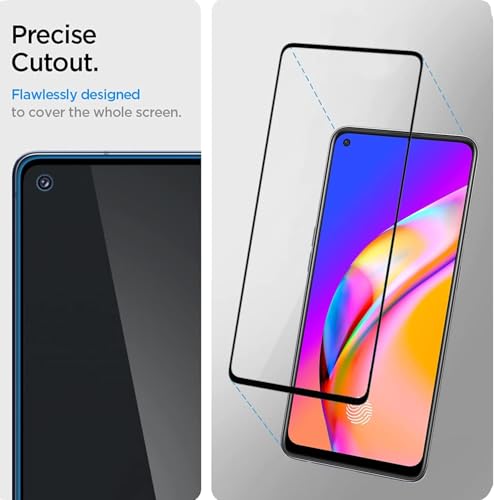 Image of HD Tempered Glass Screen Protector Compatible For Oppo F21 Pro, F21s Pro With Edge To Edge Coverage And Easy Installation Kit