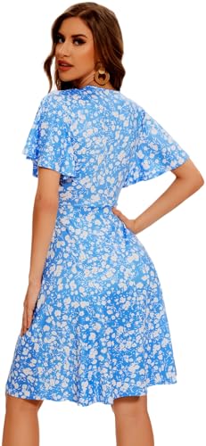 Image of DinyIn Women's 2025 Summer Short Sleeve Casual Dresses