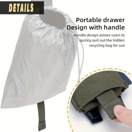Pochette tactique pliable Molle : évitez la perte de vos outils EDC avec l'ouverture rapide CP - 6