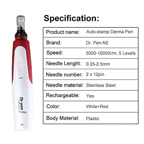 Mesopen Dermapen Microneedling Device for Dermatologist Microneedling Pen Skin Care Instrument (N2-W)