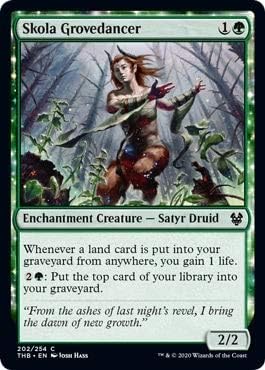 Magic: The Gathering - Skola Grovedancer - Foil - Theros Beyond Death