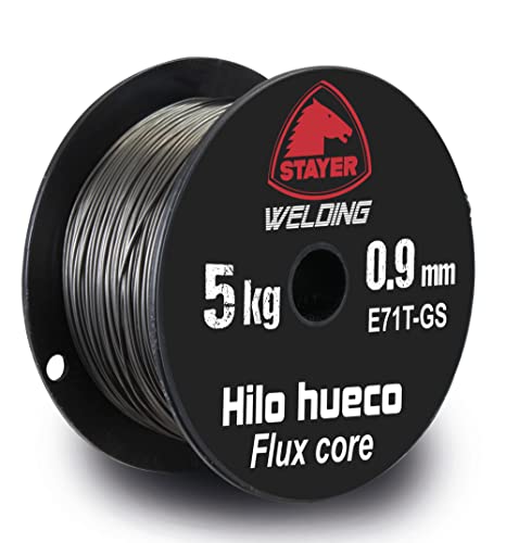 Bobina de hilo Flux Core (hilo hueco) de 5Kg. 0.9mm.