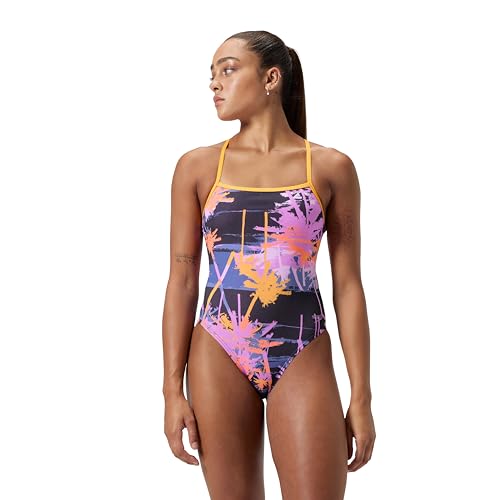 Speedo Women's Endurance+ Printed Web Back Thin Strap Once Piece Swimsuit by Speedo - Used condition - CA$26.11