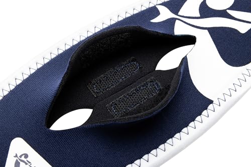 CRESSI Pony Tail Neo Mask Strap Cover_Blue Navy/White - Funda de Correa de Neopreno para Máscaras de Buceo y Apnea, Azul Navy/Blanco, Talla única, Unisex