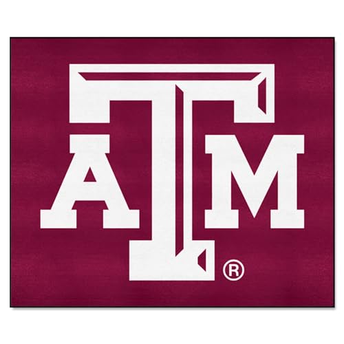 FANMATS 216 Texas A&M Aggies Tailgater Rug - 5ft. x 6ft. Sports Fan Area Rug, Home Decor Rug and Tailgating Mat