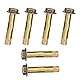 6 Stück M10 x 80 mm Spreizschrauben Sechskantmutter Spreizhülse Ankerbolzen Heavy Duty Fixing Anchors Heavy Duty Beton Mauerwerk Ziegel Wandbefestigungen