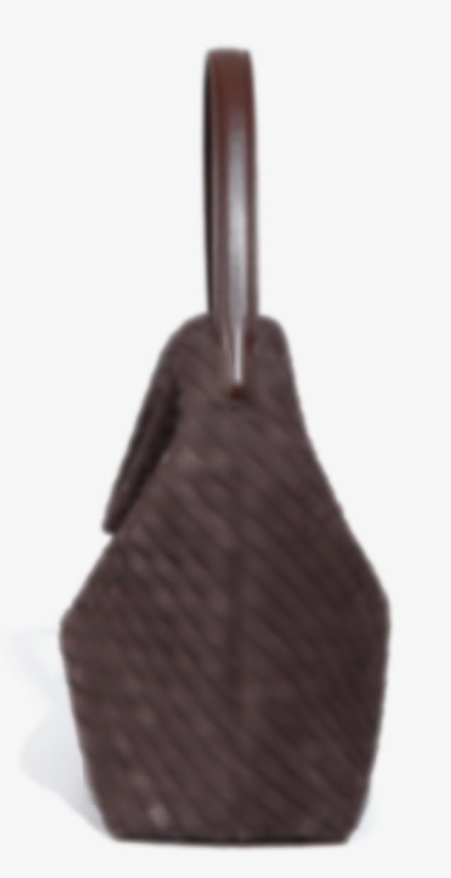 Slouchy Suede Woven Hobo Bags Women Trendy Suede Purse Crossbody Crescent Shoulder Satchel Bag Top Handle Tote Handbag | Slouchy, Woven, Trendy, Suede Purse, Crescent