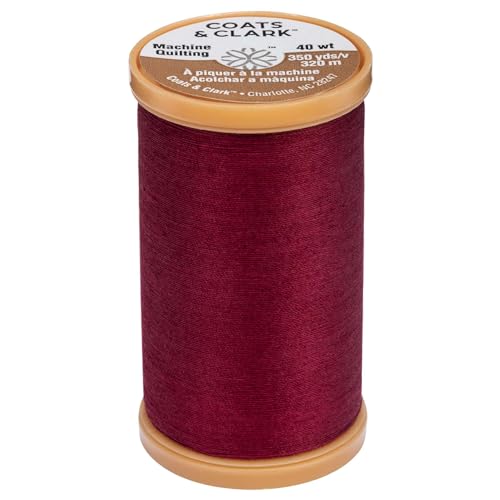 Hilo de algodón para acolchado a máquina Coats & Clark 350 yards miniatura 1