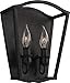 Feiss WB1746AF Yarmouth Wall Sconce Candle Lighting, Iron, 2-Light (8"W x 10"H) 120watts