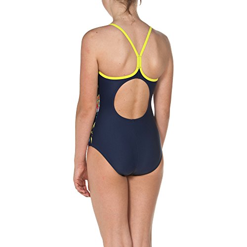 Maio Arena Infantil Maxfit Candy Azul Marinho e Verde Claro 12-13