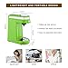 CHULUX Single Serve Coffee Maker, Small Single Cup Coffee Maker for K pod and Ground Coffee, Green