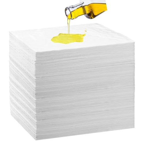 Tampon l'huile absorbant en coton découpable pour éliminer les taches de graisse - 100 Pcs