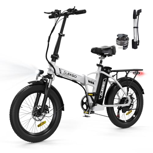Elekgo Bicicleta Eléctrica 20 Fat Tire 3.0 Bicicleta Eléctrica 36v12ah Batería Bicicleta Plegable, Transmisión De 7 Velocidades Bicicleta De Ciudad, Motor De 250w Bicicleta De Montaña Para Adultos Elekgo Bicicleta Eléctrica 20 Fat Tire 3.0 Bicicleta Eléctrica 36v12ah Batería Bicicleta Plegable, Transmisión De 7 Velocidades Bicicleta De Ciudad, Motor De 250w Bicicleta De Montaña Para Adultos