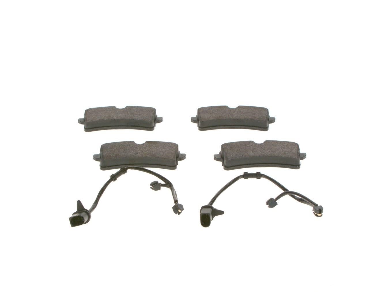 Bosch BP2273 - Pastiglie Freni Auto, Trasero - Calidad Bosch - Reducción de Ruido y Polvo - Certificación ECE-R90 - Sin Cobre - 1 Juego de 4 Pastillas