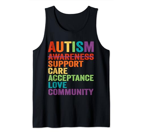 Aliado de la aceptación de la atención de apoyo a la concienciación sobre el autismo Camiseta sin Mangas