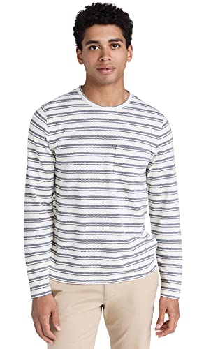Vince Men's Chevron Stripe L/S Crew