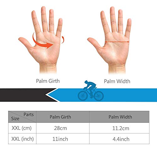 Bike Cycling Gloves- MOSFiATA Neutral Full-Finger Touch Screen Motorcycle Gloves for BMX ATV Mountain Bikes Road Racing Bicycles Rock Climbing Cross-Country Motorcycles etc. - Thumbnail 2