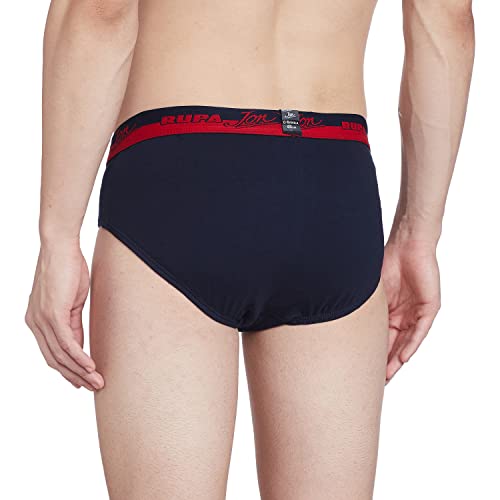Image of Rupa Jon Plain Brief for Men | 100% Cotton Fabric | Outer Elastic | Assorted