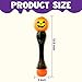 JOYIN Halloween Glowing Pumpkin Bubble Blower Wand, Light Up Automatic Bubble Machine with 2 Bubble Solutions, Halloween Party Favors Toys, Kids Outdoor Toys