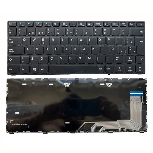 Clavier IdeaPad 110-14ISK 5N20L25825 de rechange QWERTY US UK et Espagnol SP