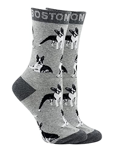 Boston Terrier Socks for Women Gift for Dog Lovers - Main Image