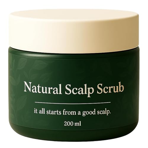 Scrub per capelli ed esfoliante naturale del cuoio capelluto, shampoo balsamo idratante per spiaggia, palestra, piscina, doccia, cura quotidiana dei capelli per salone professionale a casa spa routine