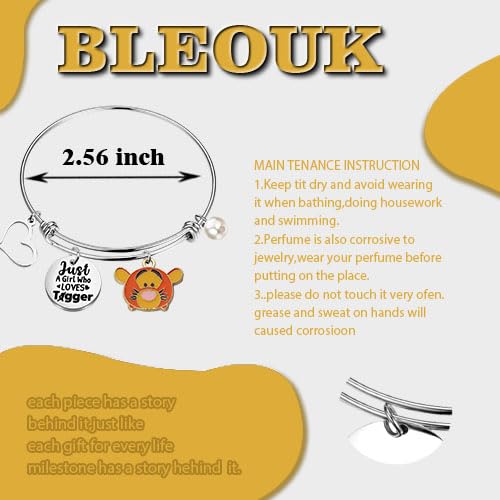 BLEOUK Tiger Themed Jewelry Bracelet Lovers Gift Tiger Merchandise Gift2