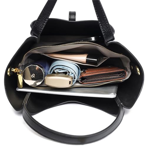Women’s Satchel Bag Trendy Purse Leather Top Handle Purse 2025 Designer Shoulder Crossbody Bag for Work Travel3
