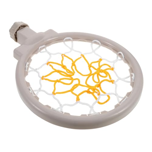 BESTonZON Slide Basketball Hoop Replacement with Net and Screw Cap Outdoor Basketball Net Attachment for Slide Accessories Easy Install Parts for Indoor and Equipment