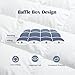 puredown PD-16039-F/Q Lightweight White Goose Down Comforter Duvet Insert 300 Thread Count 100% Cotton Fabric 600 Fill Power Down Conforter, Full/Queen