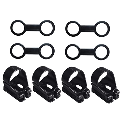 NAMOARLY 1set Diving Fixing Buckles Mask Clamp Holders for Snorkels Quick Release Clips and Flexible Design Portable Scuba Accessories