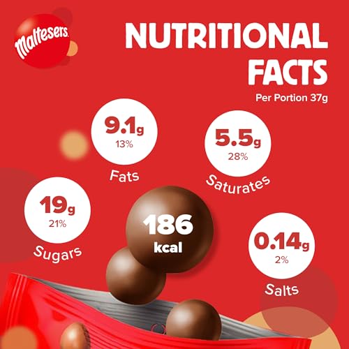 Maltesers Mars Milk Chocolate With Honeycombed Centre, 925 Gram (25 X 37 G)