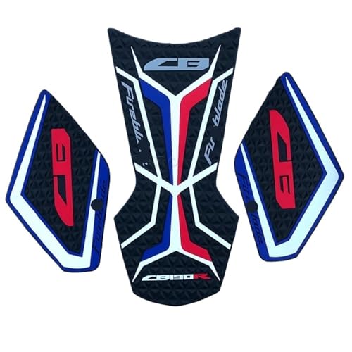 Autocollant antidérapant de réservoir moto CB190R et coussin de traction latéral de protection