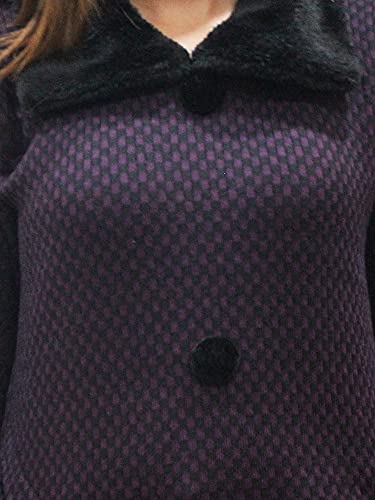 Image of Matelco Women's Wool Straight Kurti for Winters (Ad04Caz45 Black Parent).
