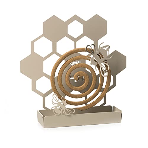 Arti & Mestieri Api – Soporte para patas de mesa de diseño 100% fabricado en Italia – Hierro, 17 x 5 x 19 cm – Marfil