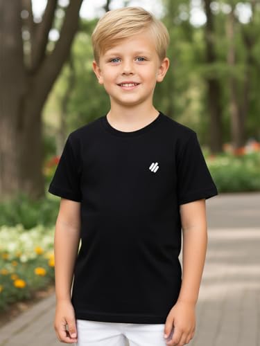 Image of ONN Boy's Half Sleeves Round Neck Cotton T-Shirt | Pack of 5
